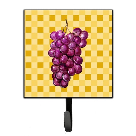 Jensendistributionservices Grapes on Basketweave Leash or Key Holder MI1709629